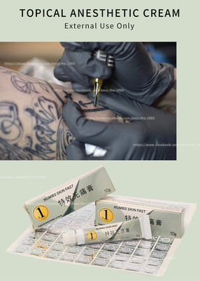 Da tatuagem de creme insensibilizado do corpo da tatuagem do creme do Dr. Numb Tattoo Lidocaine creme Numbing da dor da parada da tatuagem da marca própria do creme