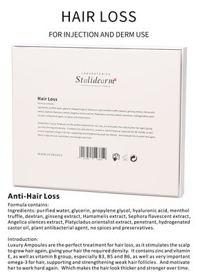 Serum de exossoma capilar injetável França Solução de mesoterapia de crescimento capilar original