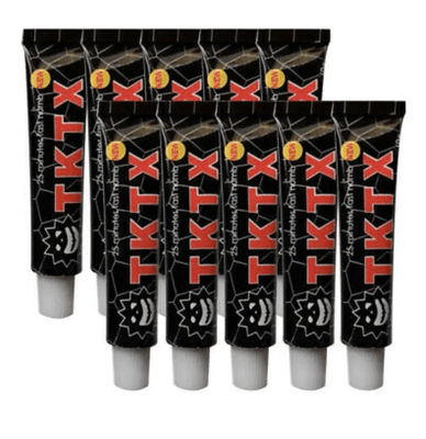 Pomada Numbing dos cuidados posteriores da tatuagem do corpo do bordo da sobrancelha da UGP do creme da tatuagem do preto 55% TKTX