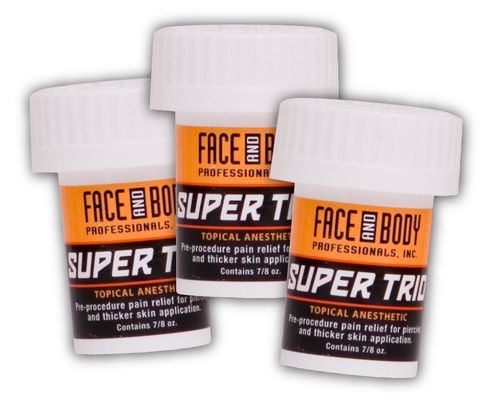 Gel anestésico tópico super Numbing tópico do trio 44g da pomada do gel de Sustaine para a pele
