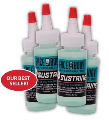 Tatuagem anestésica do gel azul de Sustaine do Lidocaine que Numbing a anti alergia 1.2OZ