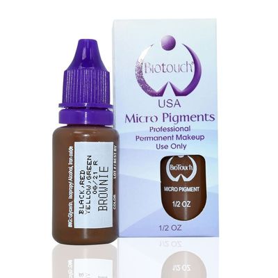 Pigmento permanente da tinta da tatuagem da composição de Microblading dos pigmentos puros de Biotouch 15ml