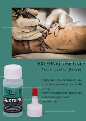 Original Sustaine Numbing Gel Verde Anti-alérgico Gel Azul Gel Anestésico para Tatuagem