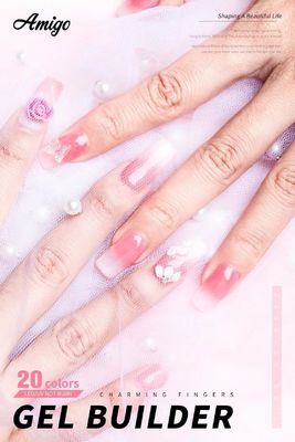construtor UV Gel No do prego 56ml .5 cor dura livre inodora do esmalte 20 do QG