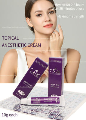 Remoção da tatuagem do laser que Numbing o creme anestésico 10g CSLab 75%