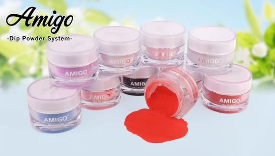 O mergulho acrílico do prego de 20 cores pulveriza Kit System 10g seco rapidamente