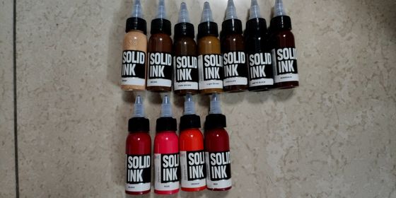 Tinta permanente de Tatttoo da tinta contínua do pigmento 30ML 60ML da composição da cor natural