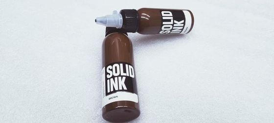 Tinta permanente de Tatttoo da tinta contínua do pigmento 30ML 60ML da composição da cor natural