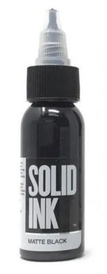 Tinta 30ML colorindo mais rápido 60ML de Matte Black Solid Ink Tattoo para a composição permanente