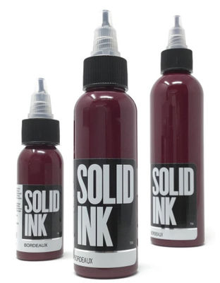 A tinta 60ML 120ML FDA da tatuagem da tinta contínua do Bordéus aprovou a tinta da tatuagem