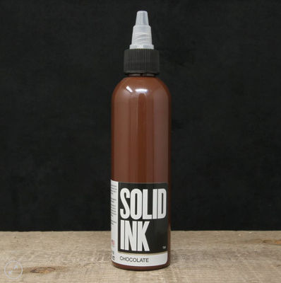 Chocolate permanente de vista natural 30ML do vegetariano da tinta da tatuagem da tinta contínua do pigmento da composição