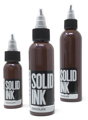 Chocolate permanente de vista natural 30ML do vegetariano da tinta da tatuagem da tinta contínua do pigmento da composição