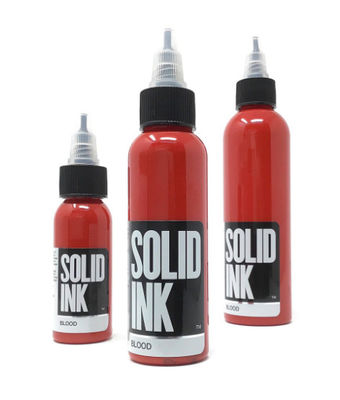 Vista natural permanente do pigmento 60ML 120ML 260ML da composição da micro tinta vermelha da tatuagem