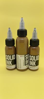 60ML 120ML Solid Tattoo Ink Micro Pigment Light Brown Tattoo Ink