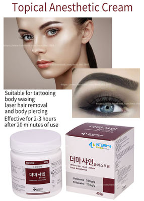 creme tópico do Lidocaine 450G/creme Numbing para a composição permanente da tatuagem de Microneedling da cara