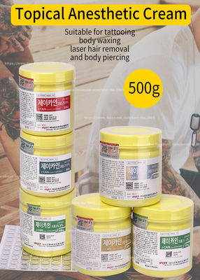 15,6% 29,9% J CAIN Numb Anesthetic Cream cor estável do creme do Lidocaine da tatuagem de 500 gramas para a tatuagem