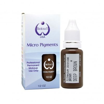 Da composição permanente pura do pigmento de Biotouch de 30 cores tinta cosmética 15ml da tatuagem