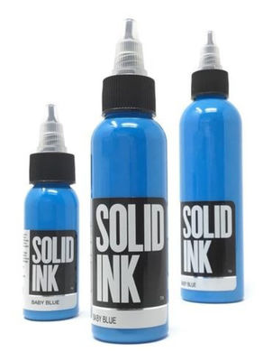 Pigmento permanente 30ML 60ML 120ML 260ML dos azuis bebê da tinta da tatuagem da tinta contínua da composição