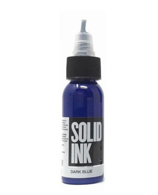 Dark Blue Solid Ink Tattoo Ink 30ML 60ML 120ML Organic Pigment
