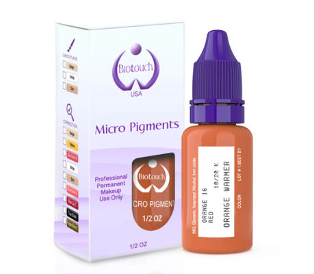 Da cor alaranjada do pigmento de Biotouch MicrGel polishgment sobrancelha permanente das fontes de Microblading da composição que protege MicrGel polishgmentation