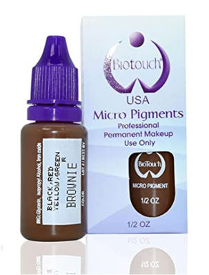 Sobrancelha das fontes de Brownie Pigment Color Permanent Makeup Microblading do pigmento de Biotouch micro que protege MicrGel polishgmentation