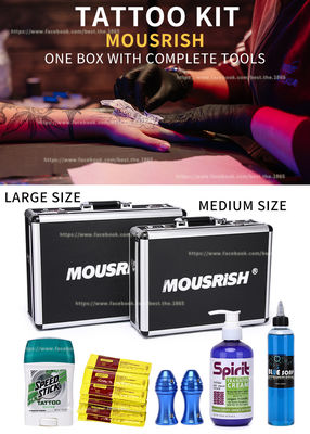 Ferramentas completas tamanho médio e grande caixa de Kit Mousrish One Box With da tatuagem da tatuagem do tamanho