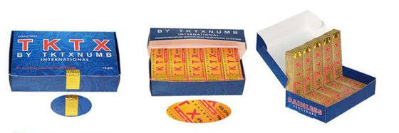 TKTX Creme para tatuagem anestésico de maquiagem permanente Creme anestésico de alta qualidade