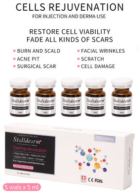 O grupo antienvelhecimento 5pcs/set do soro do uso da injeção da essência do soro do rejuvenescimento das pilhas apoia a hidratação & a consistência da pele