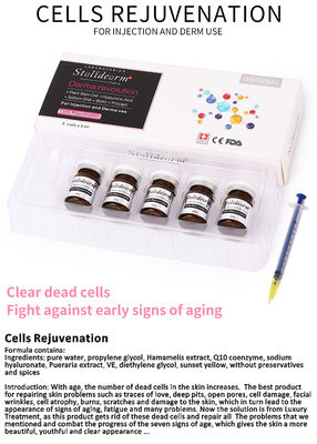 O grupo antienvelhecimento 5pcs/set do soro do uso da injeção da essência do soro do rejuvenescimento das pilhas apoia a hidratação & a consistência da pele