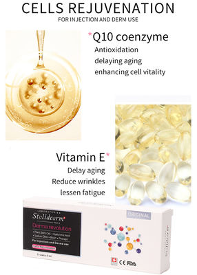O grupo antienvelhecimento 5pcs/set do soro do uso da injeção da essência do soro do rejuvenescimento das pilhas apoia a hidratação & a consistência da pele