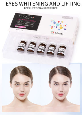 A pele que clarea a injeção do soro para o alvejante do olho e que levanta a essência ajustou o efeito 5pcs/Set seguro