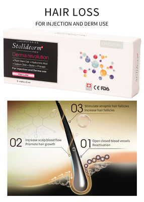 Solução de Mesoterapia Anti-Queda de Cabelo Injeção de Exossomos França Stalidearm Soro Injetável Crescimento Capilar Regeneração