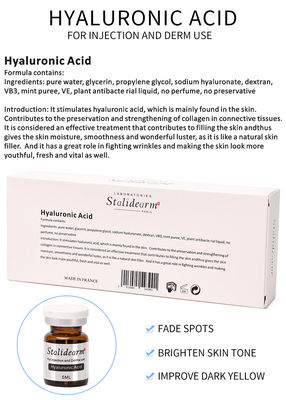 A juventude ácida hialurónica original de Stalidearm a injeção do soro que usa a essência material segura ajustou o efeito natural para uma cara mais nova