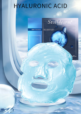 Pele apertada ácida hialurónica facial hidratando material pura da máscara 7pcs