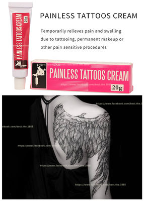 Alívio Numbing anestésico de creme indolor da dor do tubo do creme 10g 20g 30g da tatuagem