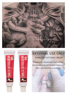 Alívio Numbing anestésico de creme indolor da dor do tubo do creme 10g 20g 30g da tatuagem