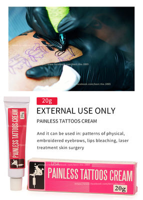 Alívio Numbing anestésico de creme indolor da dor do tubo do creme 10g 20g 30g da tatuagem