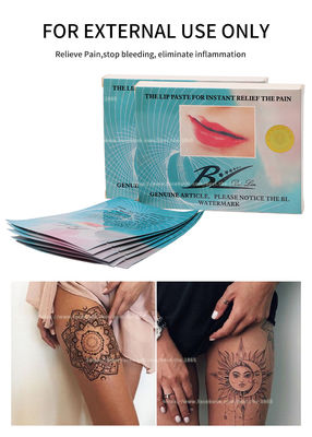 Relief Pain Lip Pad BL Permanent makeup Lip Tattoo Paste Stop Bleeding Anti Swell