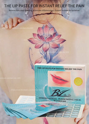 Relief Pain Lip Pad BL Permanent makeup Lip Tattoo Paste Stop Bleeding Anti Swell