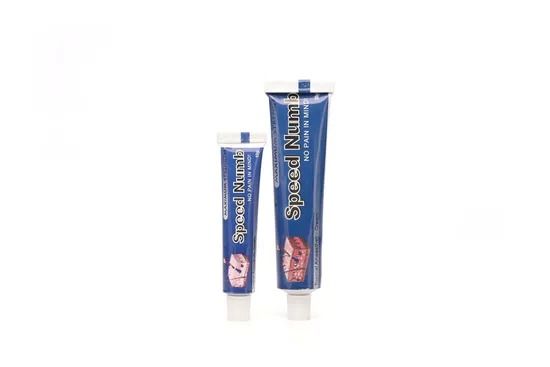 10g Creme de adormecimento de tatuagem por 3-4 horas Indolor com espessura de 2-3 mm e aplicação de 50-60 minutos